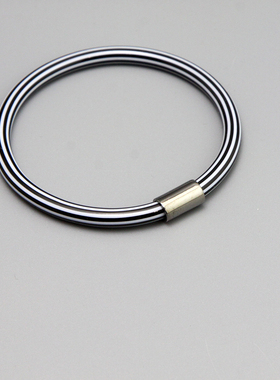 W复古vintage中古60s70s条纹手镯孤品