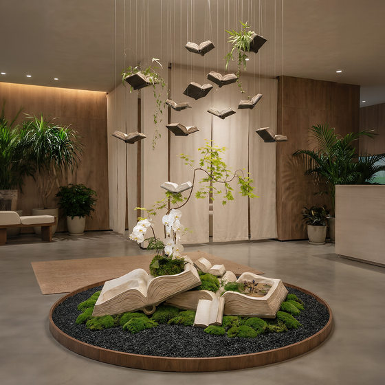 Hanging creative book-shaped decorative craft ornaments
