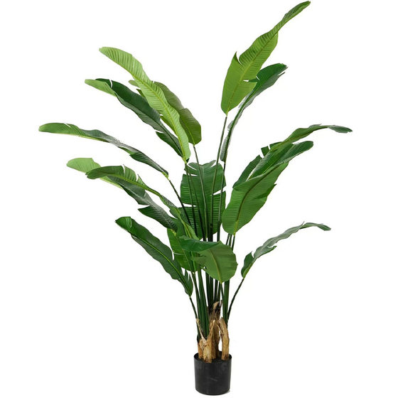 Simulated traveler banana potted indoor green plants for landscaping decoration