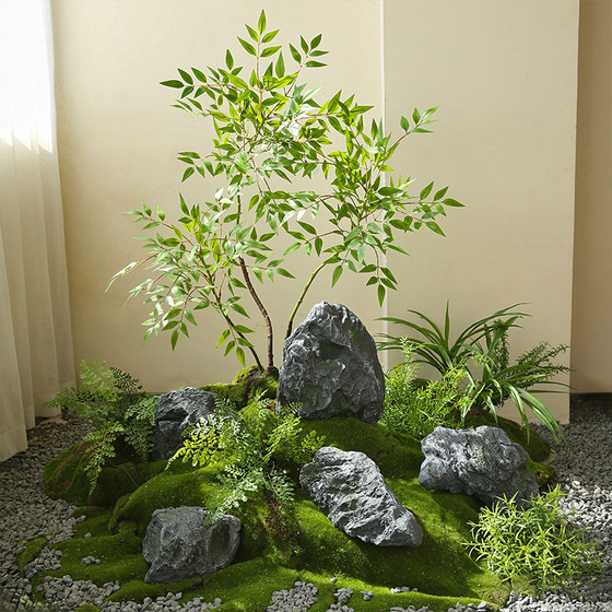 Simulated Fiberglass Stone Qinglong Stone Landscape Fake Stone