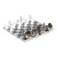 Light luxury modern model room crystal chess ornaments
