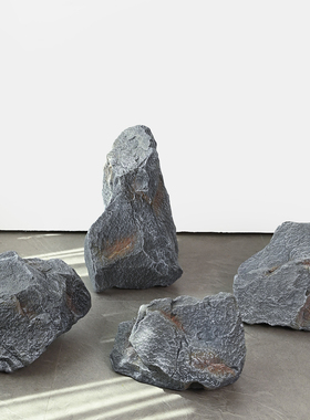 北欧风泡沫假石头装饰造景摆件