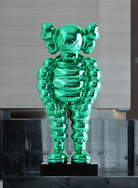 kaws商城客厅玄关卡通风大摆件