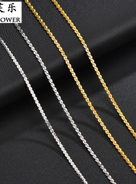 精美锁骨链时尚气质女士百搭扁S型简约链Cable Chains necklace