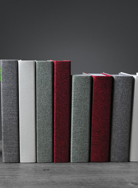 麻布新中式风素色样板房仿真书