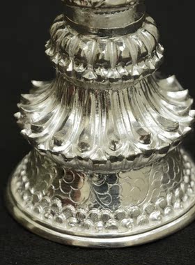 灯座供佛雕花蜡烛尼泊尔手工