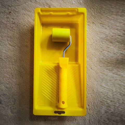 断面胶滚刷套装系统门窗2寸橡胶滚刷铝材断面胶滚盆防渗胶填缝刷 - 图1