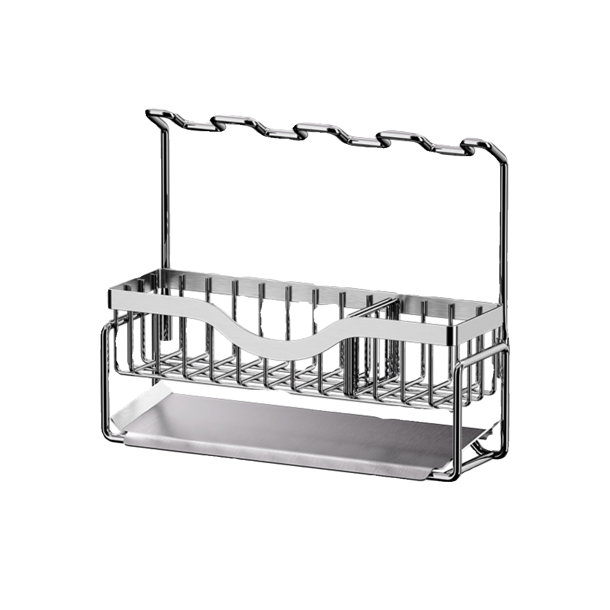 抹布架304不锈钢厨房菜盆沥水架壁挂收纳架海绵架水槽搭档置物架,淘宝优惠券,粉丝福利购,淘宝优惠卷
