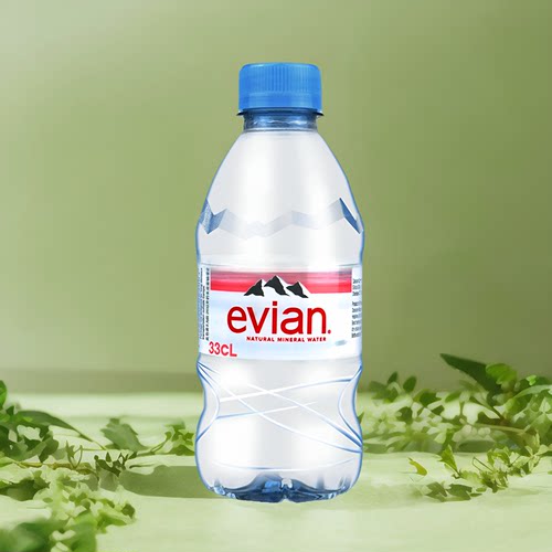 法国依云矿泉水330ml24瓶整箱进口evian矿泉水小瓶高端天然饮用水-图2