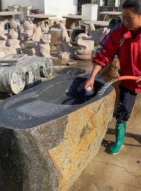 天然庭院家用原石装饰落地摆件