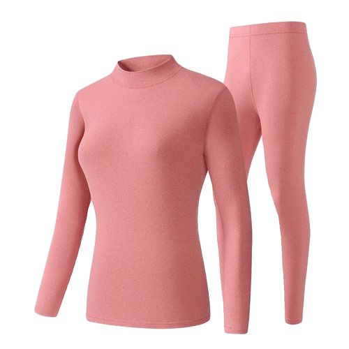 Удерживающее тепло утепленное нижнее белье, утепленный комплект, бархатное зимнее приятное телу термобелье