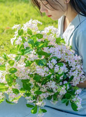 理想千里香仿真花桂花客厅餐桌绢花干花花艺摆件假花插花装饰摆设