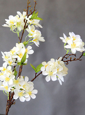 仿真梨花海棠桃花枝家居客厅绢花