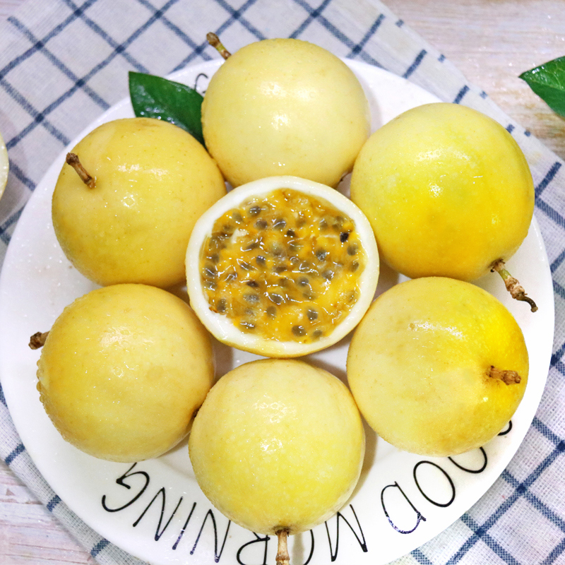 六井旗舰店黄金百香果5斤特级大果当季新鲜水果包邮一级甜黄色百香果整箱100