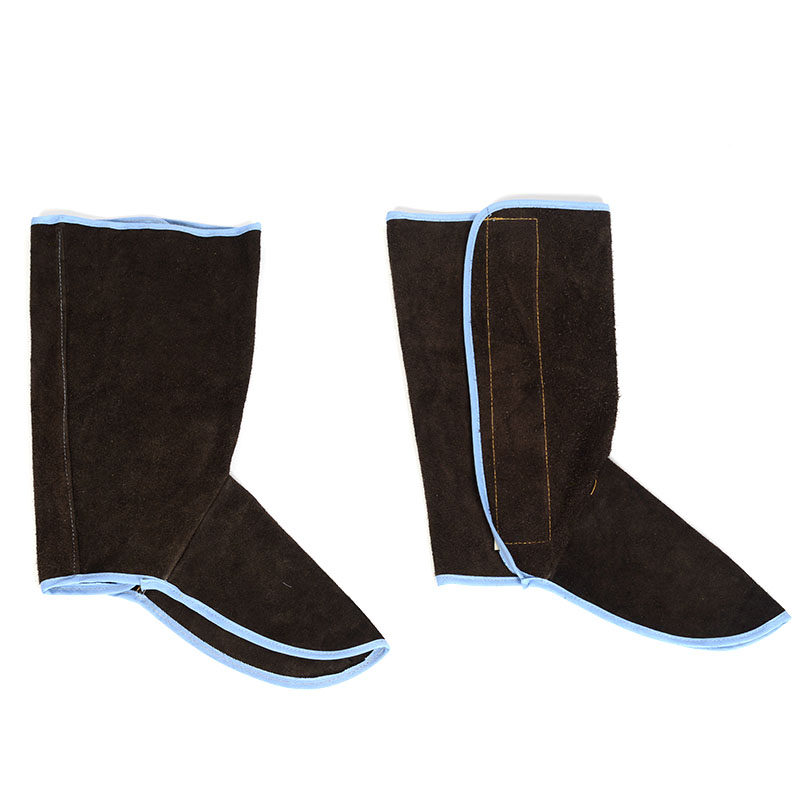 牛皮电焊护脚护腿焊工脚套防护脚盖耐磨隔热防火花飞溅脚盖包邮,淘宝优惠券,粉丝福利购,淘宝优惠卷