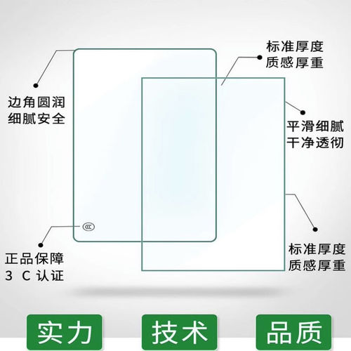 钢化玻璃桌面长方形定制茶几玻璃板家用桌垫餐桌桌子台面玻璃钢化 - 图1