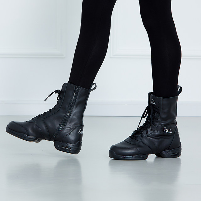 Sansha imported cowhide high-top modern dance shoes