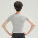 Sansha Sansha men's ballet clothing tops junior round neck short-sleeved dance practice clothing art exam training T-shirt