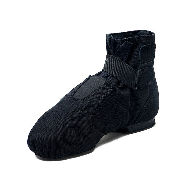 Sansha genuine magic buckle leather jazz dance shoes