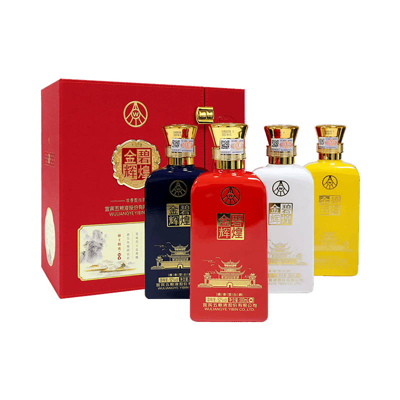 【五粮股份】金碧辉煌套酒52度500ml*4瓶