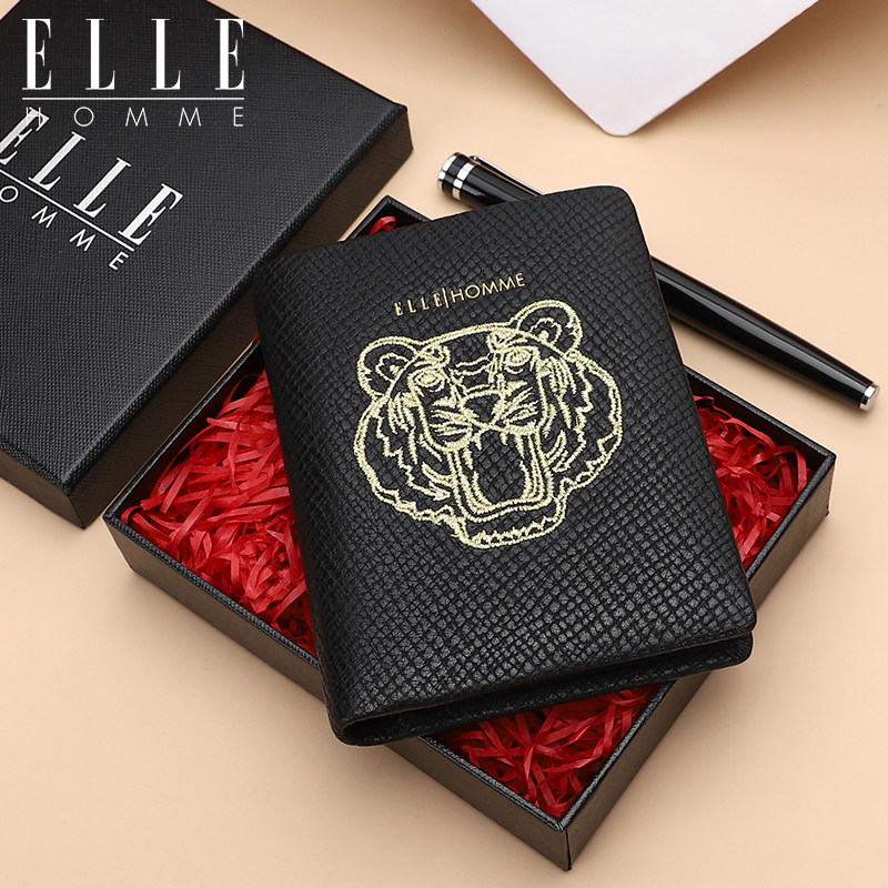 elle homme新款男士真皮横款钱包 ellehomme箱包钱包
