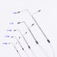 Sand table model luminous street lamp, outdoor metal lamp luminous road, single-arm lamp elbow, various models