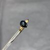 18k gold natural pear-shaped sapphire ring
