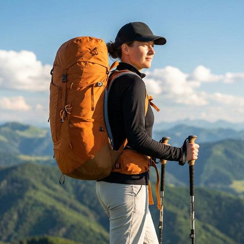 德国多特deuter蓝精灵Aircontact Lite户外重装多日徒步登山包女 - 图2