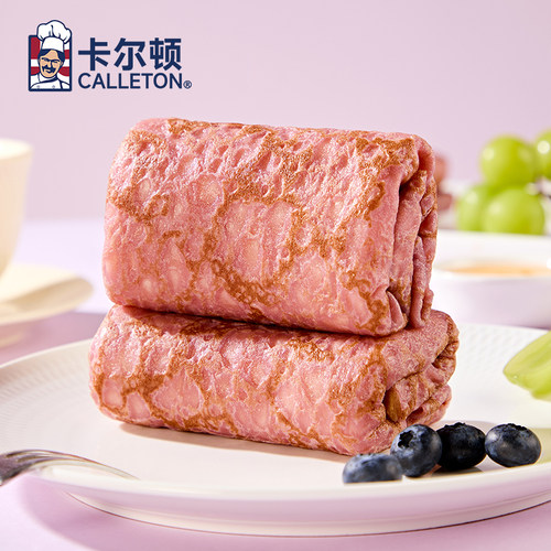 【丁禹兮代言】卡尔顿蛋皮吐司芋泥卷夹心面包休闲零食营养早餐-图2