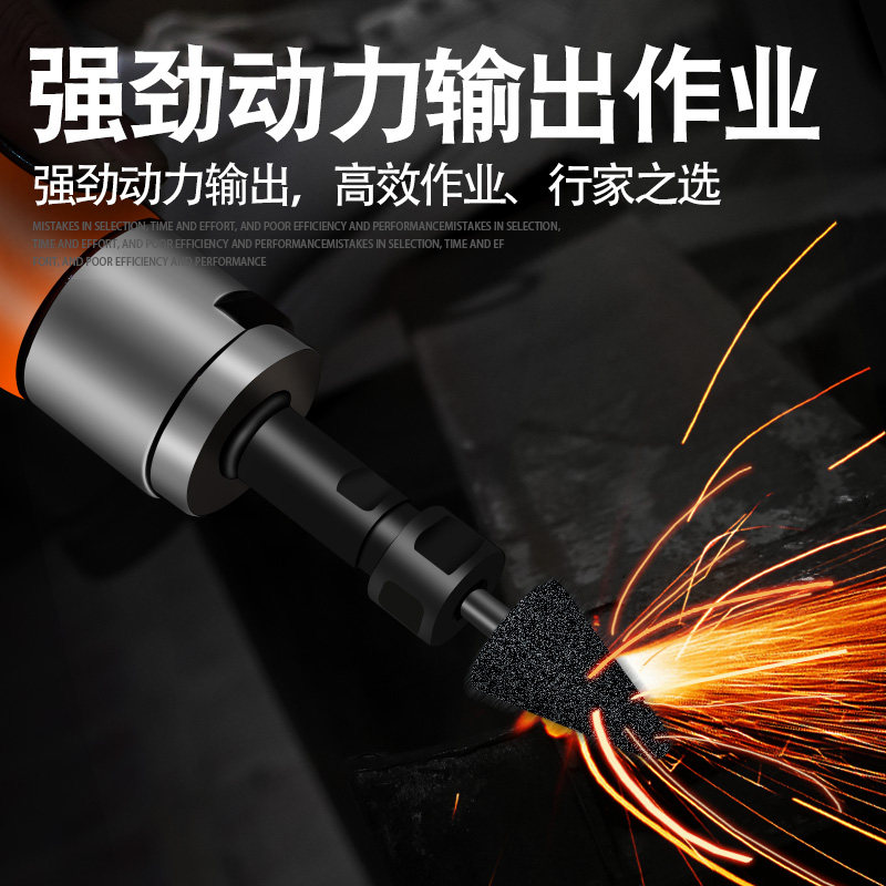ULEMA加长气动刻磨机工业级重型风磨气动打磨机直磨机风动打磨机_虎窝淘