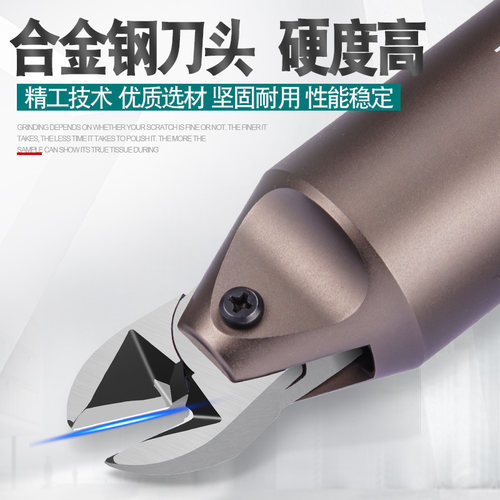 ULEMA气动剪刀气剪钳水口钳金属塑料工业级自动化设备圆形气剪刀 - 图2