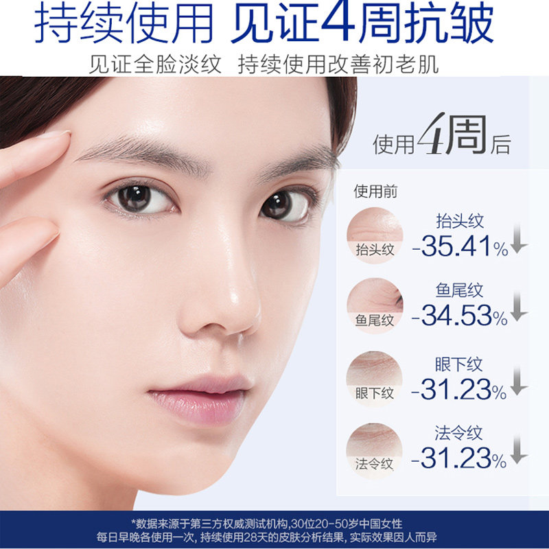 水密码白金熨斗双肽电动按摩袋眼霜 水密码金未来眼霜