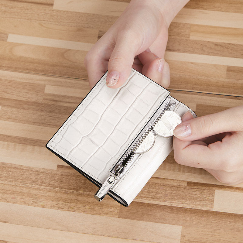 英皇保罗女迷你轻薄真皮2022小钱包 williampolo钱包