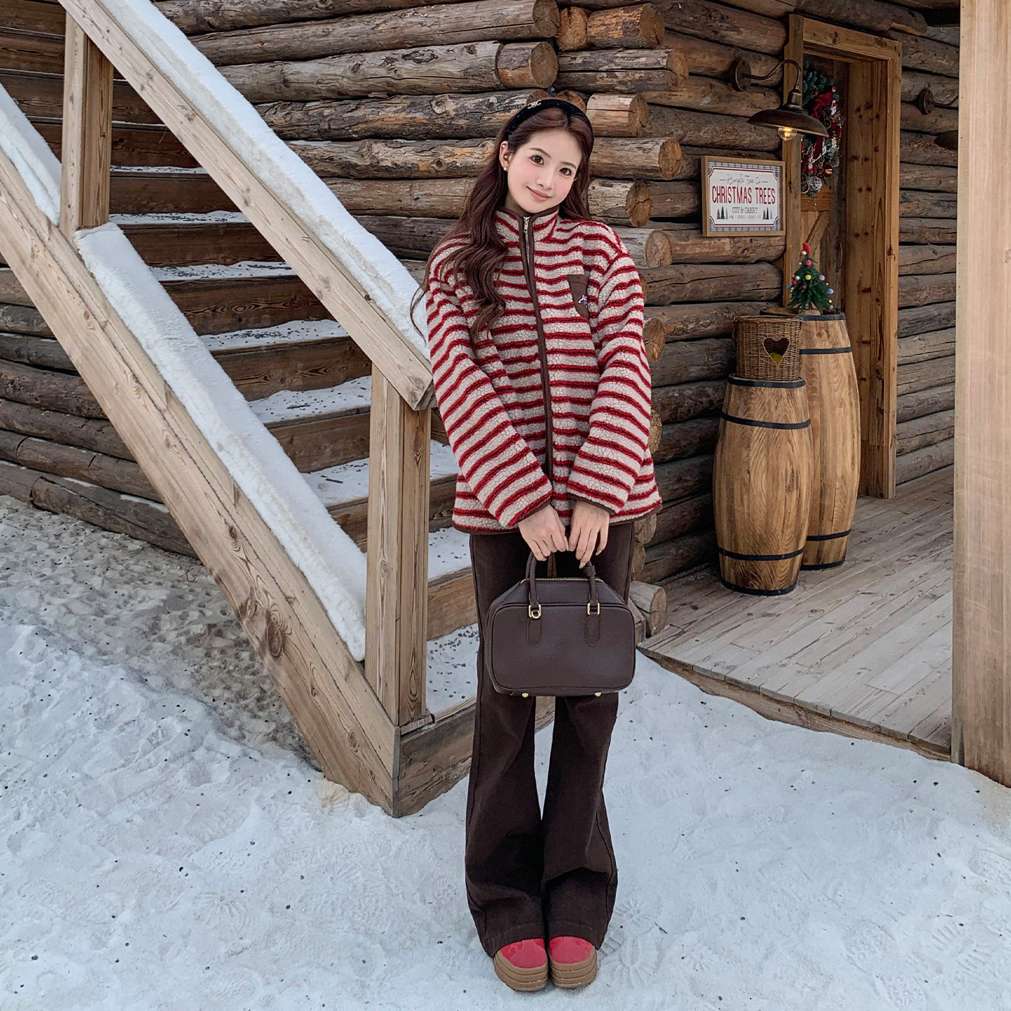 橘子树在哪儿复古微喇牛仔裤女冬季不贴腿喇叭裤修身显瘦拖地裤子,淘宝优惠券,粉丝福利购,淘宝优惠卷