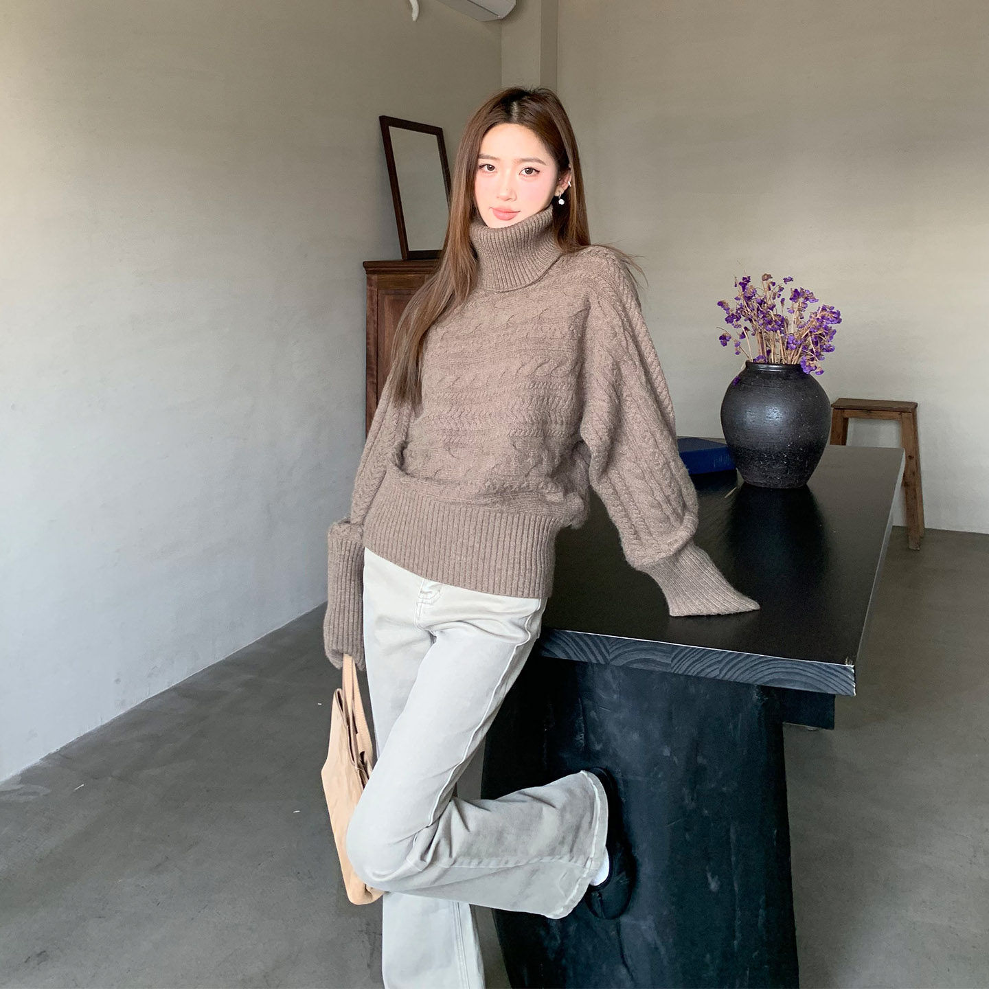 橘子树在哪儿美式微喇牛仔裤女冬季不贴腿直筒喇叭裤显瘦拖地裤子,淘宝优惠券,粉丝福利购,淘宝优惠卷