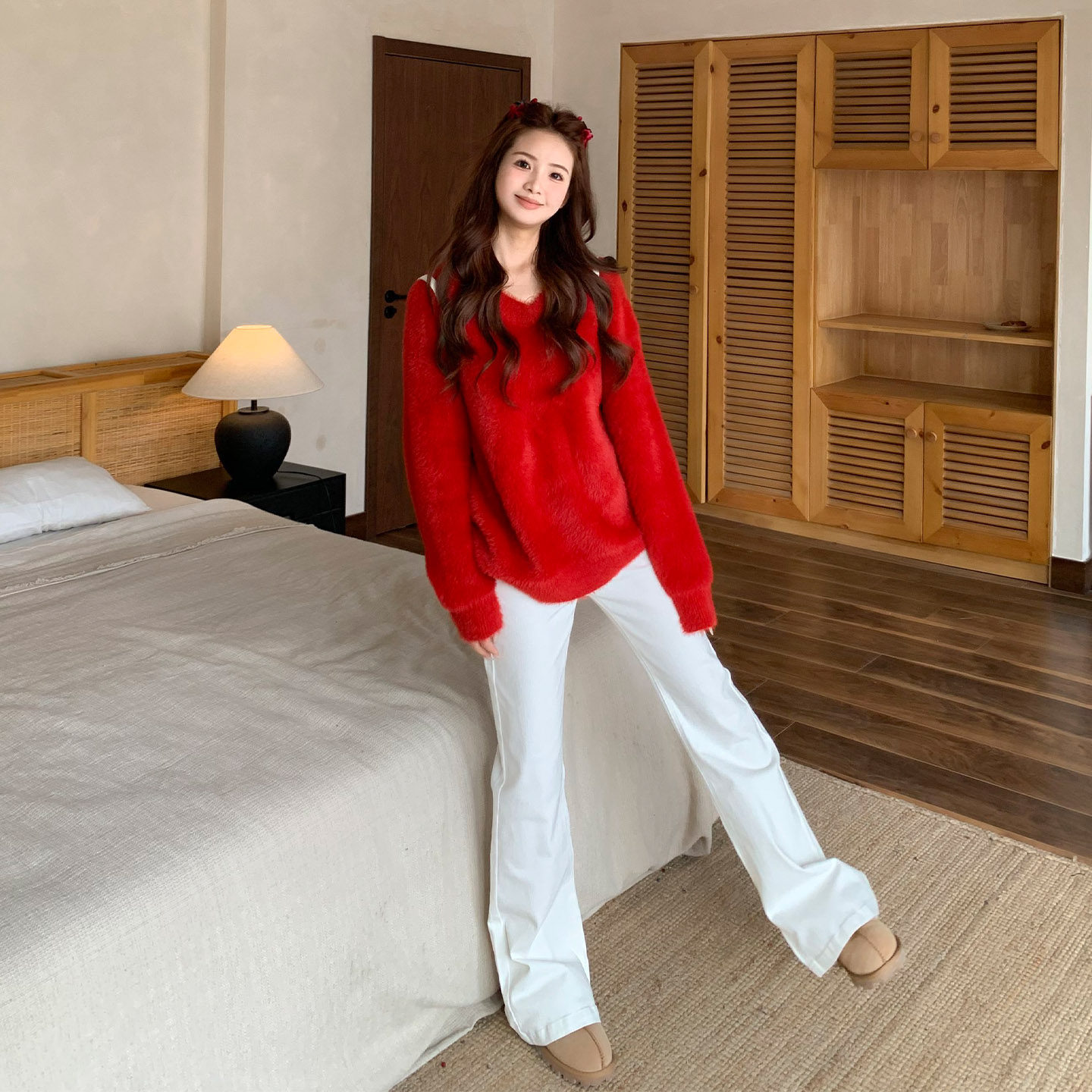 橘子树在哪儿复古微喇牛仔裤女冬季不贴腿喇叭裤修身显瘦拖地裤子,淘宝优惠券,粉丝福利购,淘宝优惠卷