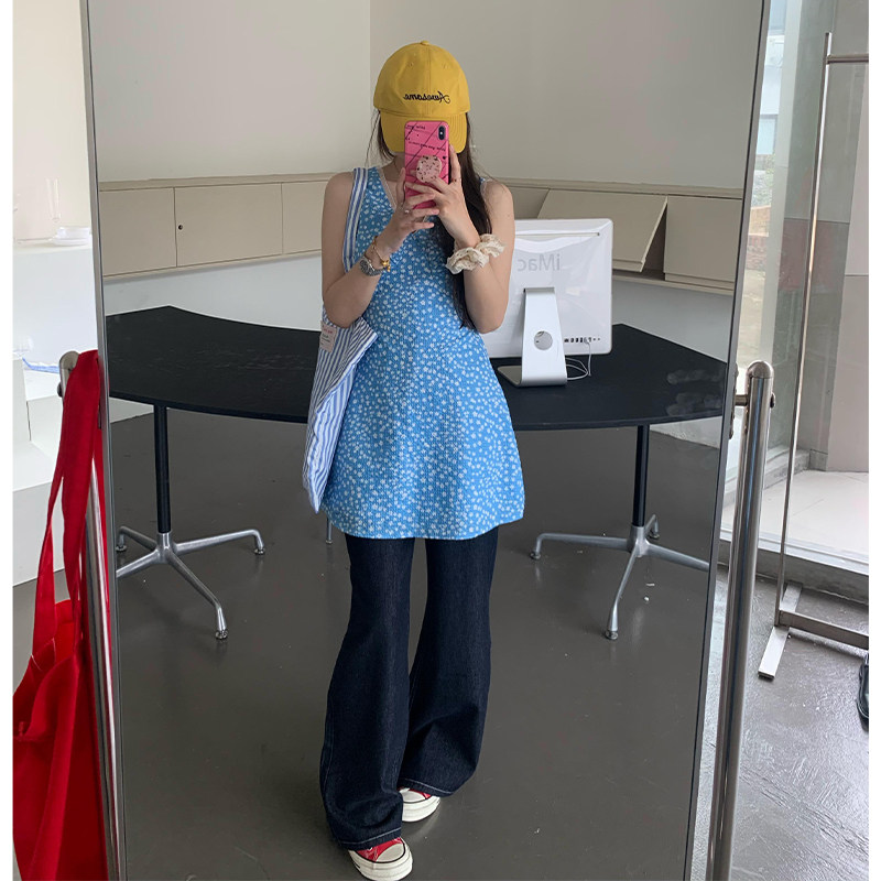 橘子树在哪儿垂感阔腿牛仔裤女秋冬设计感小众高腰宽松休闲拖地裤,淘宝优惠券,粉丝福利购,淘宝优惠卷