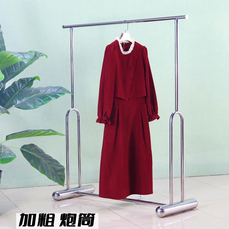 服装店展示架加厚不锈钢中岛挂衣架直播间落地式陈列架女装店货架,淘宝优惠券,粉丝福利购,淘宝优惠卷