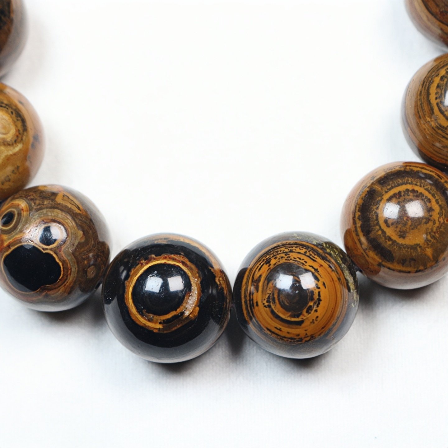 蒙天珠圆珠手串九眼石页岩天眼石多宝念珠佛珠,淘宝优惠券,粉丝福利购,淘宝优惠卷