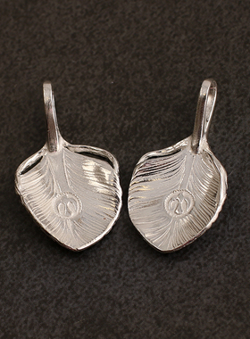 一休高桥吾郎kikuchi菊地健 925纯银早期葵羽男女款吊坠配饰