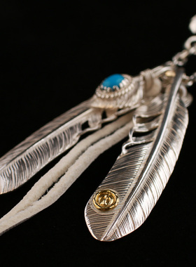 吊坠项链一休银匠菊地健松石