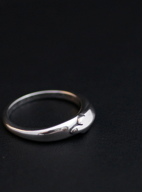 一休老银匠925纯银火焰山朋克