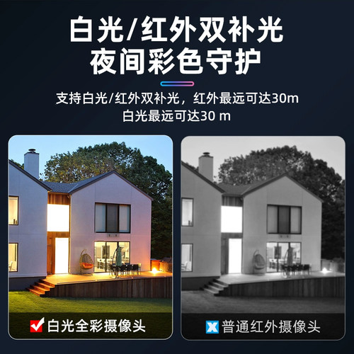 海康威视400万无线360度监控球机室外防水太阳能供电全彩手机远程 - 图0