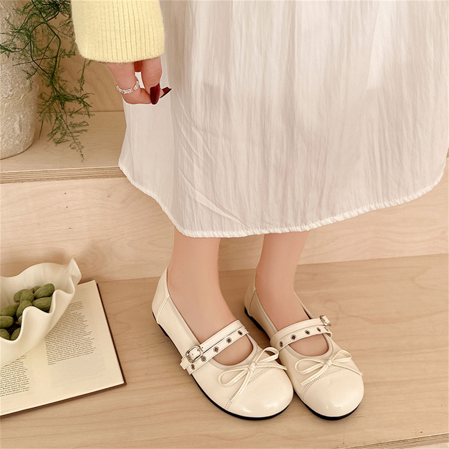 法式复古玛丽珍鞋女2026春季新款爆款平底百搭单鞋配裙子气质鞋子,淘宝优惠券,粉丝福利购,淘宝优惠卷
