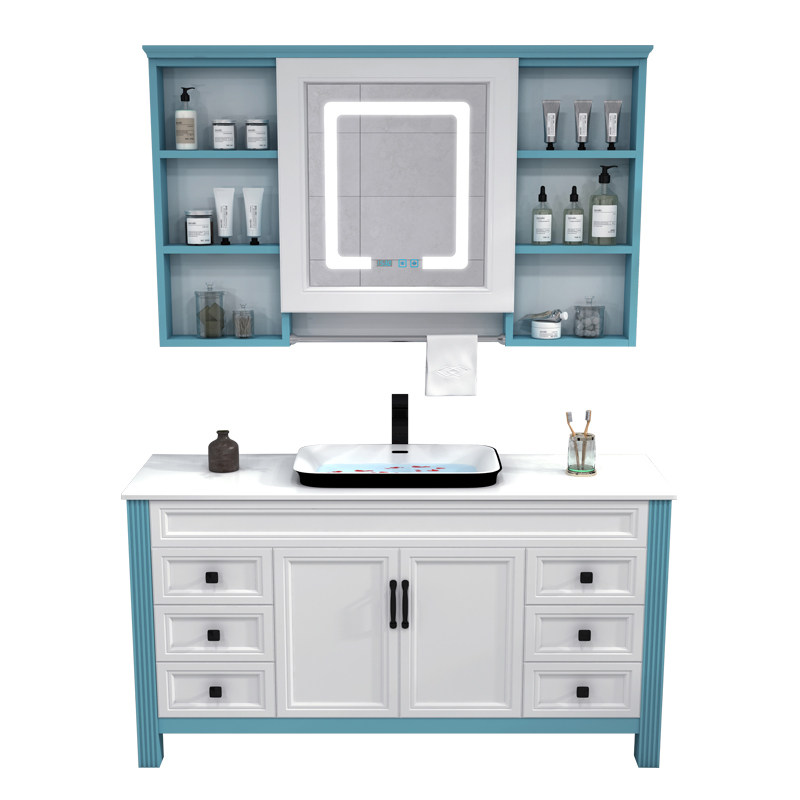 Carbon Fiber Bathroom Cabinet Combination Modern Simple Small Apartment Bathroom Wash Basin Wash Hand Basin Cabinet