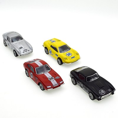 Q版ae86玩具车仿真老爷车模型合金小汽车儿童回力车抗摔撞汽车 虎窝淘