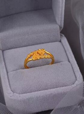 时尚双心可调爱心女戒