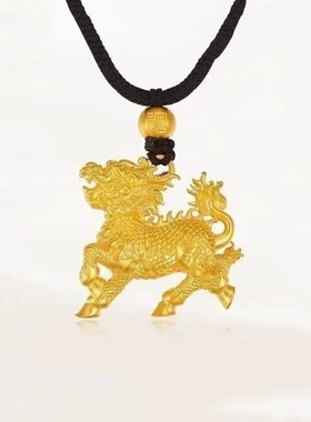 新款火麒麟吊坠霸气祥瑞