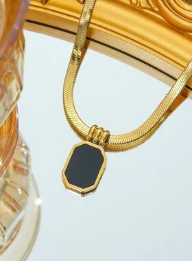 黑方牌金色蛇骨链2421