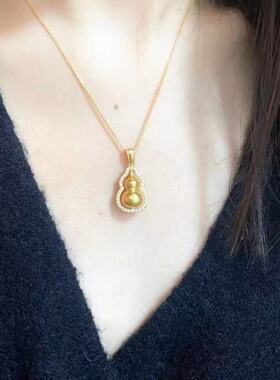 金色小葫芦项链新中式百搭